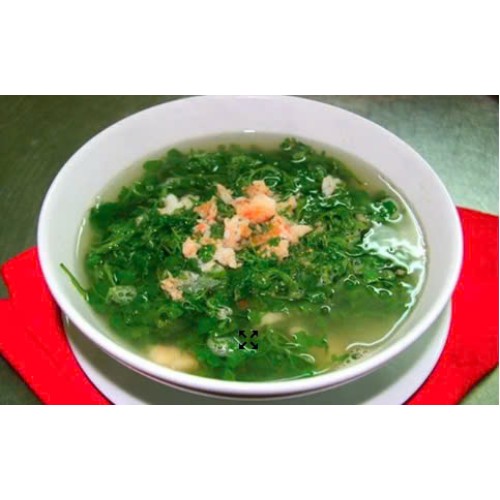  Canh Xà Lách Xoong Tôm Bằm