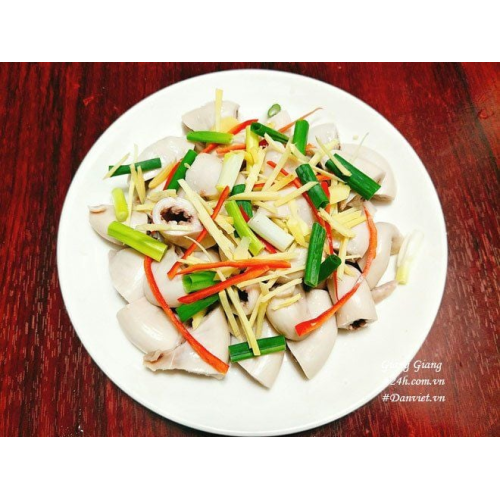 Dồi Trường Hấp Gừng